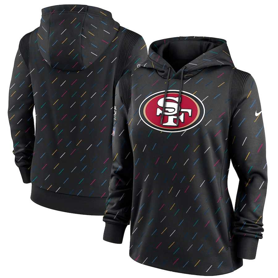 Women's San Francisco 49ers Nike Anthracite 2021 NFL Crucial Catch Therma Pullover Hoodie,We sell and wholesale Women's San Francisco 49ers Nike Anthracite 2021 NFL Crucial Catch Therma Pullover Hoodie on line form chian!